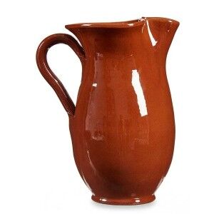 Jug La Dehesa Brown Baked clay 1 L (12 Units) |  Glasses, cups and ...