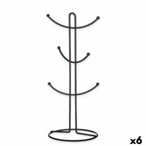 Becheraufhänger Kinvara Schwarz Metall 16 x 39 x 16 cm (6 Stück) | ...