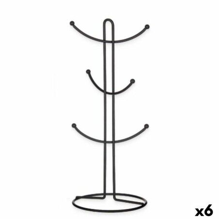 Becheraufhänger Kinvara Schwarz Metall 16 x 39 x 16 cm (6 Stück) | ...