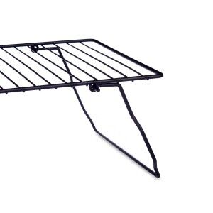 Folding Shelf Kinvara Black 37.5 x 23 x 13 cm 37 x 3,5 x 23,5 cm 37...