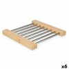Table Mat Kinvara Brown Silver Metal Bamboo 36,4 x 2,2 x 21,3 cm 22...