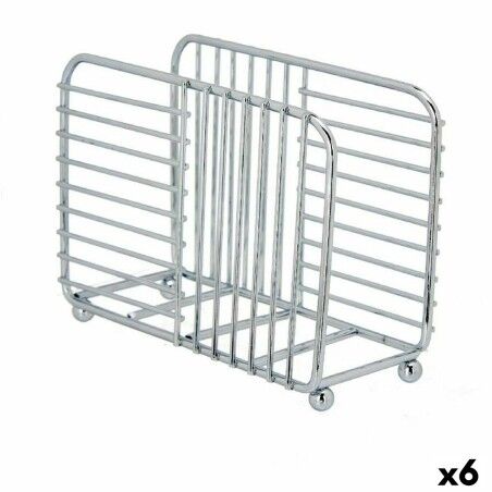 Serviettenring Kinvara Silberfarben Silber Metall 14,5 x 11,5 x 6,5...