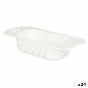 Abtropfer Kinvara Weiß Kunststoff 47 x 9,5 x 22 cm (24 Stück) |  We...