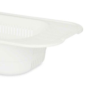Abtropfer Kinvara Weiß Kunststoff 47 x 9,5 x 22 cm (24 Stück) |  We...