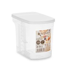 Lebensmittelbehälter Kinvara Grau Durchsichtig 2,5 L 20,5 x 17 x 13...