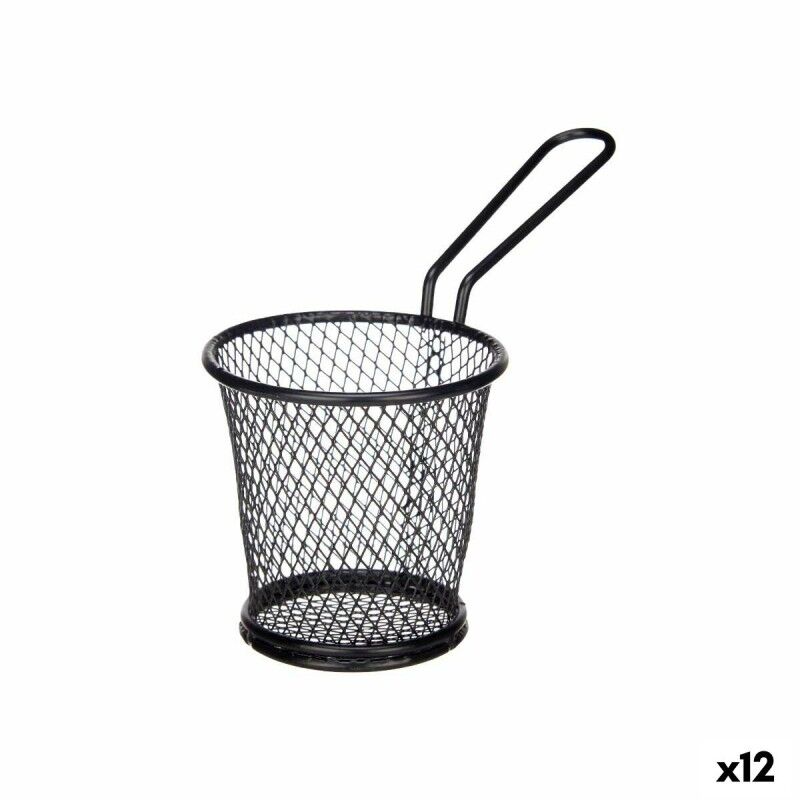 Panier de présentation apéritif Kinvara Noir Métal 15 x 11,5 x 8 cm... Panier de présentation apéritif Kinvara Noir Métal 15 x 11,5 x 8 cm...