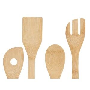 Küchenutensilien-Set Kinvara Bambus 8 x 32 x 8 cm (12 Stück) |  Wei...