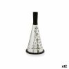 Reibe Kinvara Schwarz Silberfarben Silber Edelstahl ABS TPR 11,5 x ...