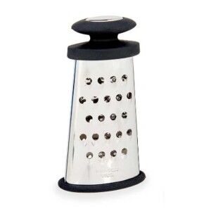Grater Kinvara Black Silver Stainless steel TPR 9 x 15,5 x 4,2 cm 8...