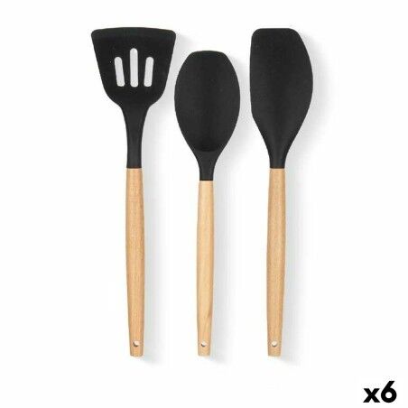 Kitchen Utensils Set Kinvara Wood Silicone 20 x 32 x 4 cm 20 x 37 x...