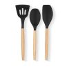 Küchenutensilien Set Kinvara Holz Silikon 20 x 32 x 4 cm 20 x 37 x ...