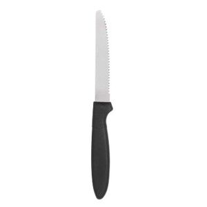 Messerset Kinvara Schwarz Silberfarben Edelstahl Kunststoff 19,5 cm...