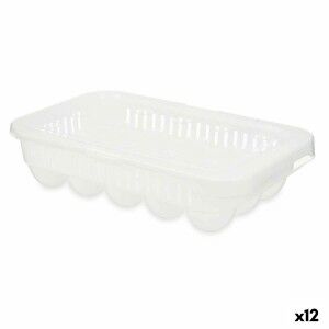 Egg cup Kinvara 02 1067 02 1067 White Transparent Plastic 17,5 x 7 ...