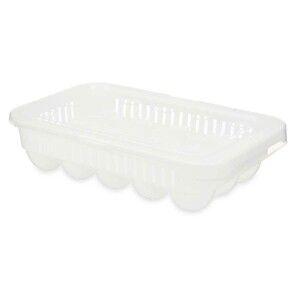 Coquetier Kinvara Blanc Transparent Plastique 17,5 x 7 x 28,5 cm (1...