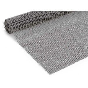 Anti-Rutsch-Matte Kinvara Weiß Schwarz Grau Gummi 45 x 0,1 x 100 cm...