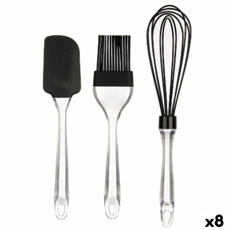 Set of Kitchen Utensils Kinvara KT11-5521D KT11-5521D Silicone Plas...
