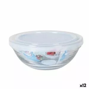 Round Lunch Box with Lid Duralex FreshBox 310 ml (12 Units)  |  Lun...