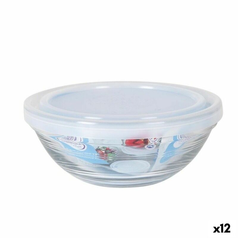 Round Lunch Box with Lid Duralex FreshBox 310 ml (12 Units)  |  Lun...