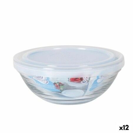 Round Lunch Box with Lid Duralex FreshBox 310 ml (12 Units)  |  Lun...