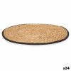 Dessous de plat Kinvara Noir Coton Algues marines 35 x 0,6 x 35 cm ...