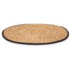 Table Mat Kinvara Black Cotton Marine algae 35 x 0,6 x 35 cm (24 Un...