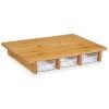 Cutting board Kinvara Brown Transparent Natural 40 x 6 x 28 cm |  C...