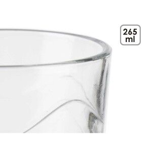 Gläserset Vivalto Durchsichtig Glas Wellen 265 ml (8 Stück) |  Gläs...