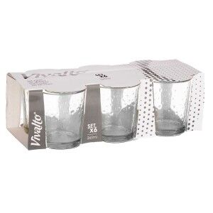 Set de Verres Vivalto Transparent verre Points 265 ml (8 Unités) | ...