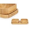 Ensemble à apértif Kinvara Marron Bambou 23 x 4,5 x 11 cm 23 x 5,3 ...