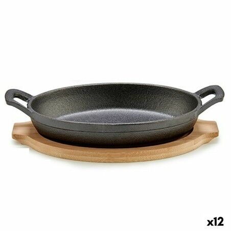 Tapas Servierpfanne Kinvara 1277SJ5103 1277SJ5103 Braun Grau Holz 2...