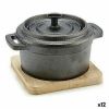 Saucepan Kinvara 219SJ091 219SJ091 Brown Black Wood Bamboo Forged s...