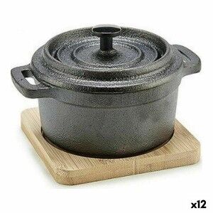 Casserole Kinvara 219SJ091 219SJ091 Marron Noir Bois Bambou Fer for...