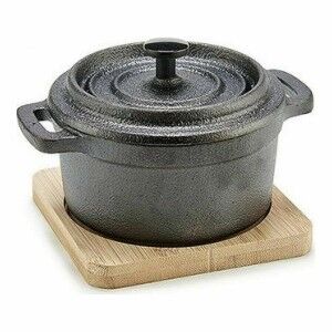 Casserole Kinvara 219SJ091 219SJ091 Marron Noir Bois Bambou Fer for...