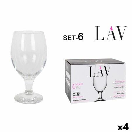 Set of cups LAV Misket 6 Pieces (4 Units) |  Glasses, cups and jugs...