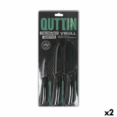 Knife Set Quttin Bull Ceramic 3 Pieces (2 Units) |  Knives and cutl...