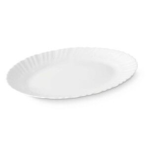 Plat à Gratin Vivalto Blanc Verre opalin 34 x 2,5 x 25 cm 35 x 2,5 ...