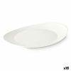 Assiette plate Vivalto Blanc Verre opalin 30,5 x 3 x 26 cm (18 Unit...