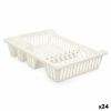 Abtropfsieb für die Spüle Kinvara Weiß 40 x 8 x 29,5 cm (24 Stück) ...