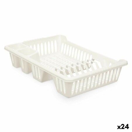Abtropfsieb für die Spüle Kinvara Weiß 40 x 8 x 29,5 cm (24 Stück) ...