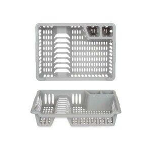 Abtropfsieb für die Spüle Kinvara Silberfarben 40 x 8 x 29,5 cm (24...