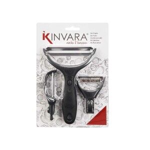 Schäler-Set Kinvara Metall Edelstahl Polypropylen ABS 14,5 x 22 x 2...