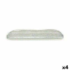 Serving Platter Vivalto 231147 Oasis Transparent Glass 18 x 2 x 47 ...