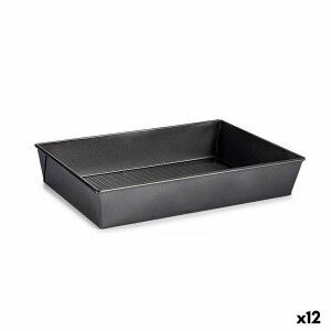 rechteckige Backform Kinvara Dunkelgrau Metall Kohlenstoffstahl 24 ...