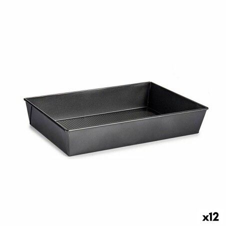 rechteckige Backform Kinvara Dunkelgrau Metall Kohlenstoffstahl 24 ...