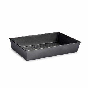 Moule rectangulaire Kinvara Gris foncé Métal Acier au carbone 24 x ...