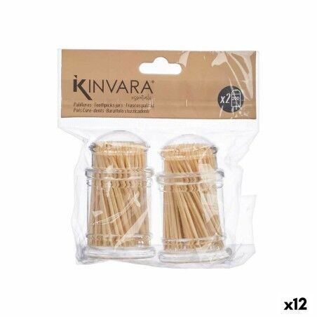 Toothpick holder Kinvara Transparent 2 Pieces |  Knives and cutlery...