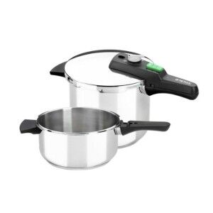 Express-Töpfe Monix Braisogona_M560005 Edelstahl 10 L (4 + 6 L) |  ...