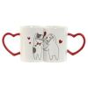 2 Piece Mug Set Home ESPRIT Love White Red Cats |  Cups and Thermos...
