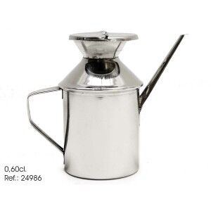 Cruet Kinvara Silver Stainless steel 500 ml 17 x 14,5 x 8 cm (12 Un...
