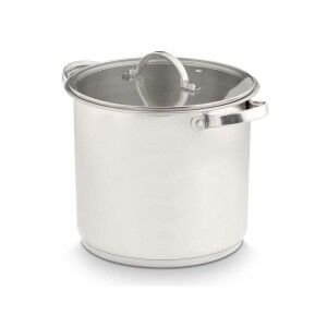 Casserole avec Couvercle en Verre Kinvara Argenté 31 x 25 x 24 cm 3...